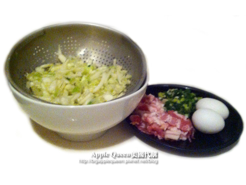 ˳~Bacon cabbage fried rice!