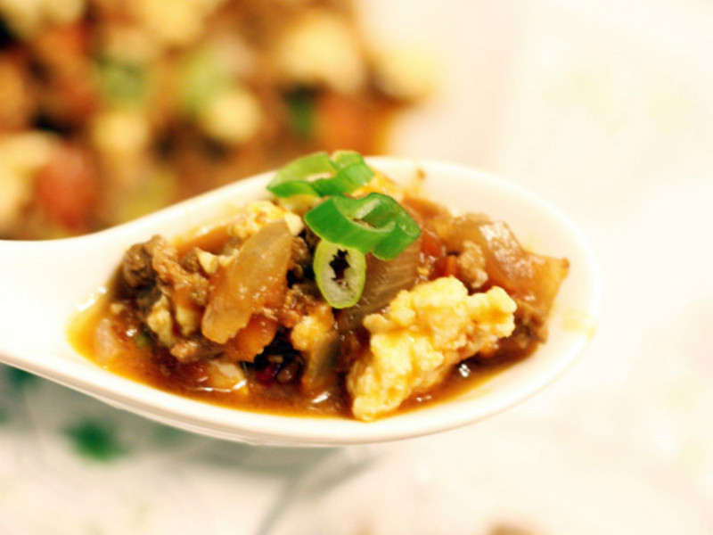 跹 - ެӽ Minced Meat with tomato