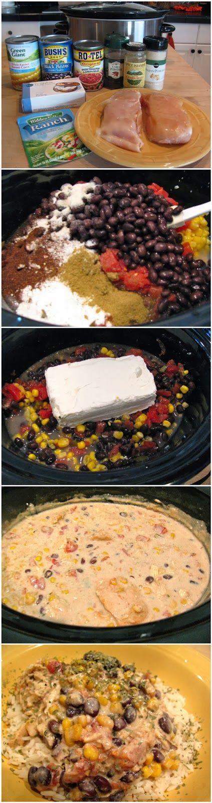 Crock Pot Cream Cheese Chicken Chile