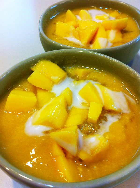 â¶ Mango & Tapioca Pearls Dessert