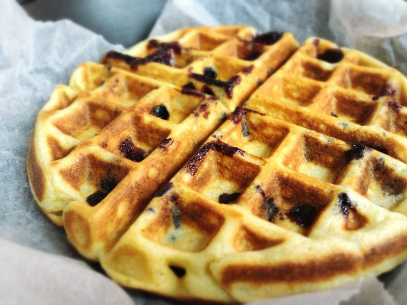 ݮɱ Lemon Blueberry Waffle