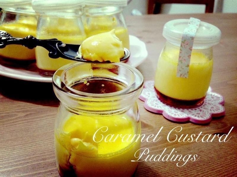 ̲ Caramel Custard Puddings